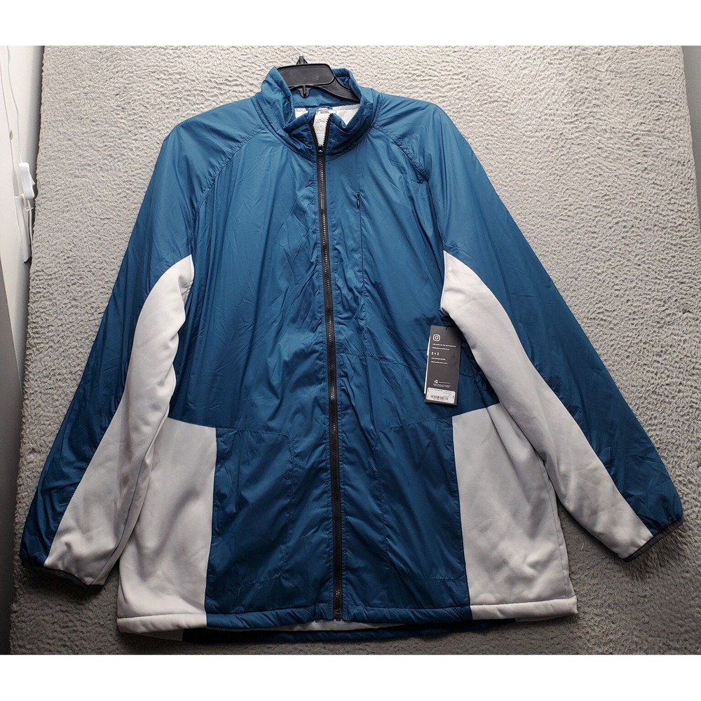 MSX By Michael Strahan Windbreaker Jacket Mens 3XLT Multi Nylon Softshell Zipper